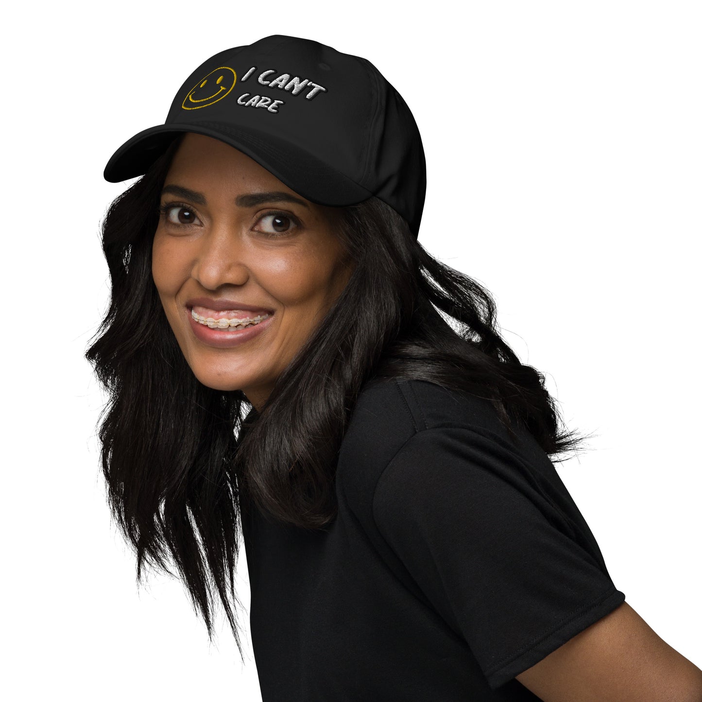 I can't care Dad hat
