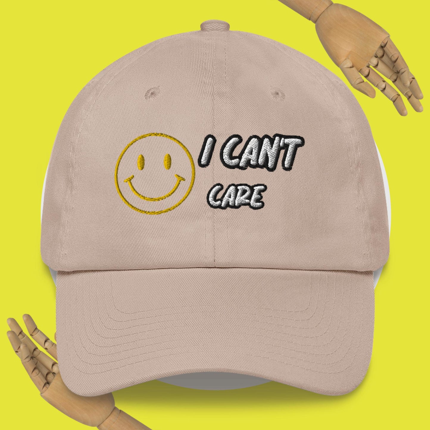 I can't care Dad hat