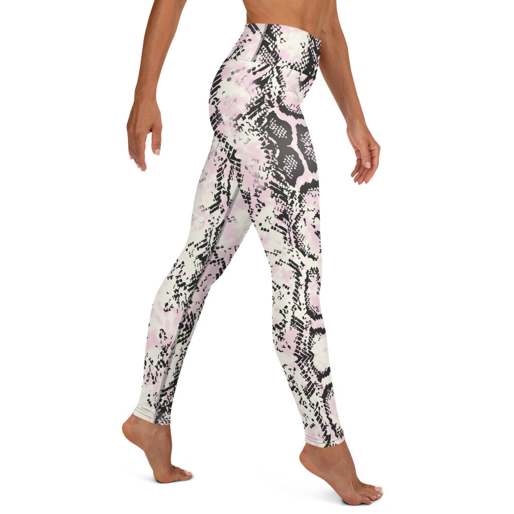 Snake-print Yoga Leggings