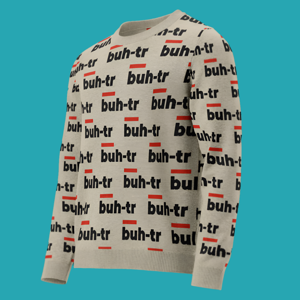 Buh-tr Knitted crew neck sweater