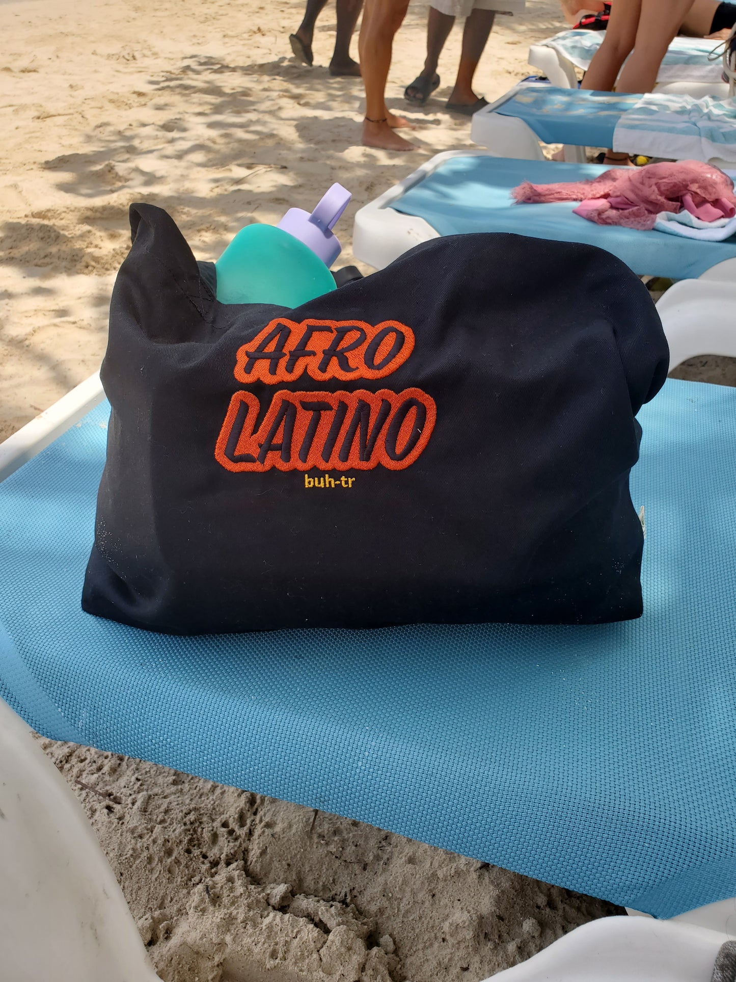 Afro Latino Large organic tote bag